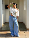 Loose Fit One Shoulder Short Sleeve T-Shirt For Women