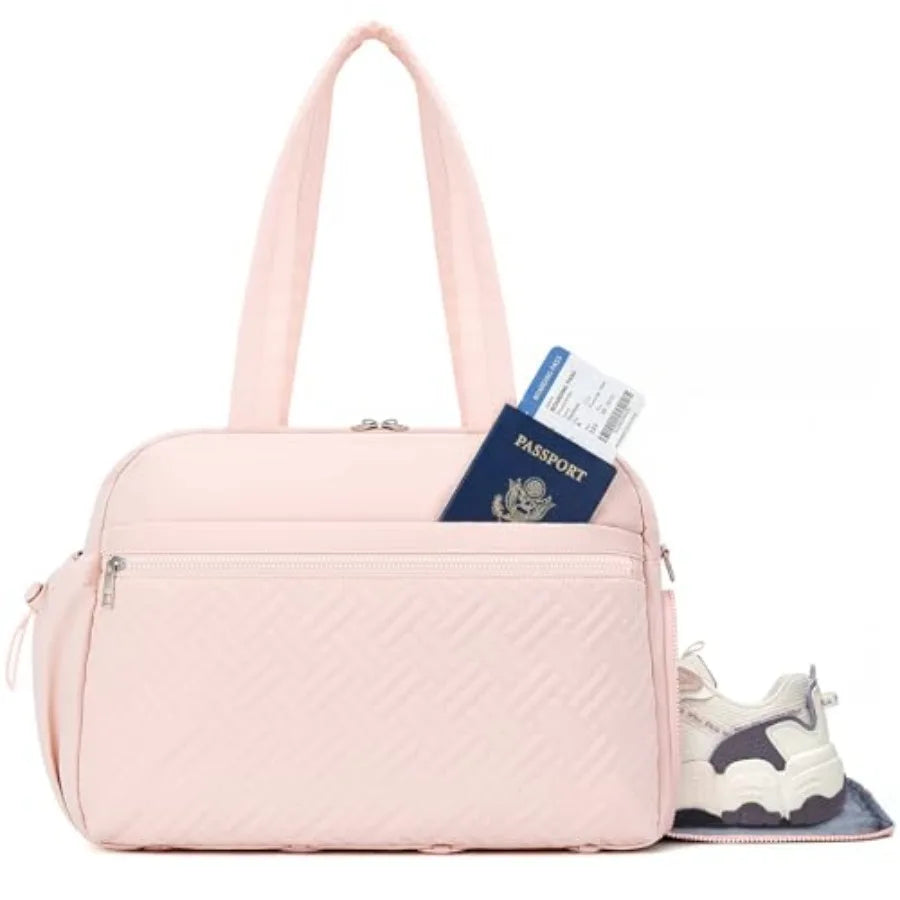 Gym Bag for Women Lightweight Workout Duffle Bag with Shoe Separation for Gym