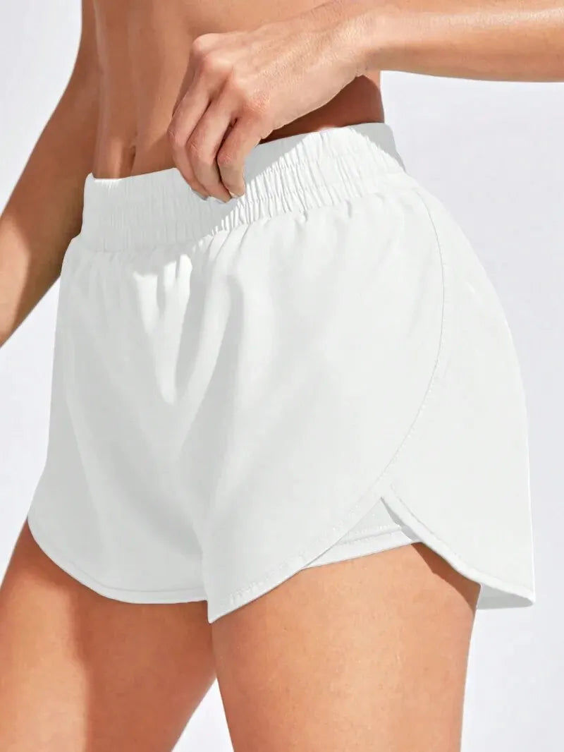 Yoga Shorts Women Fitness Elastic Running Workout Short Leggings For Gym