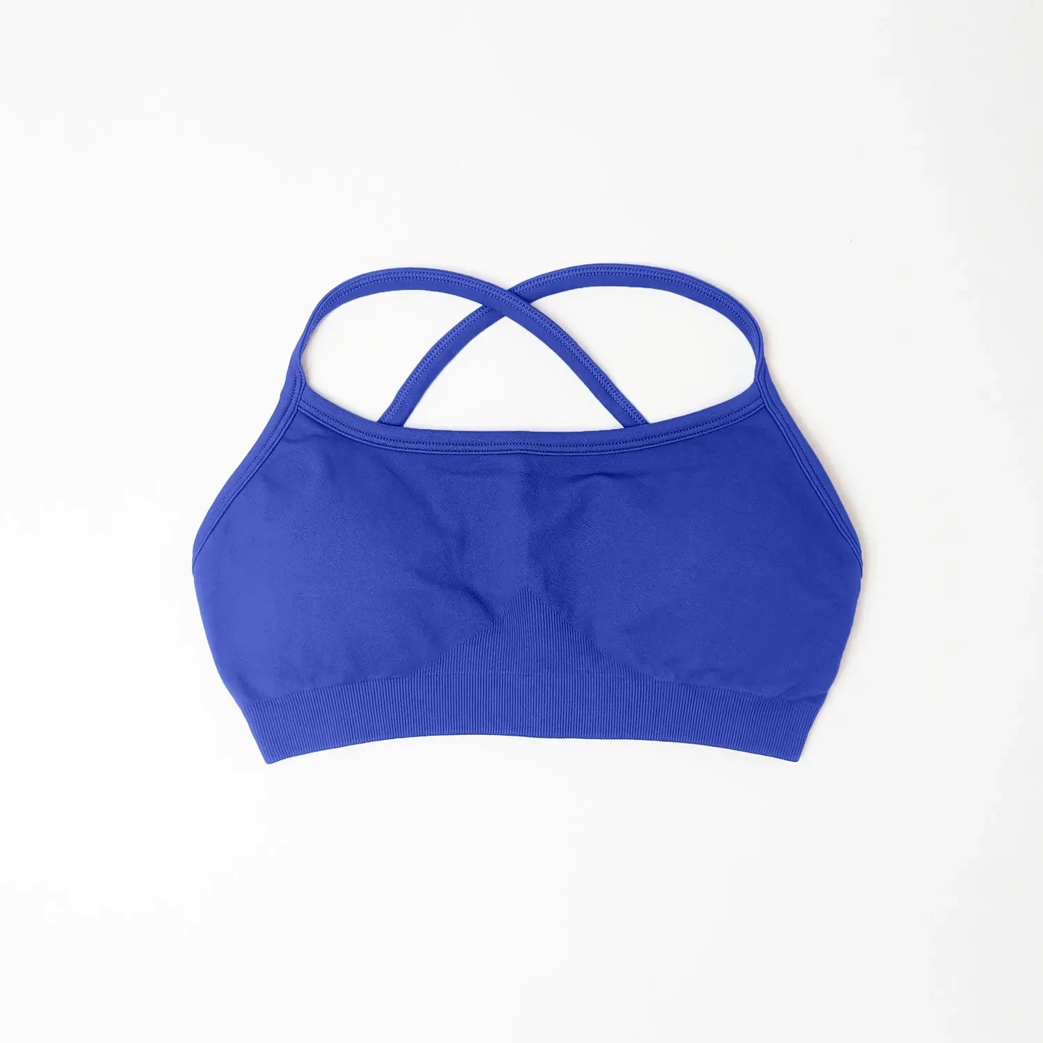 Bra Seamless Yoga Top Women Fitness Article Gym Active Wear Back Cross