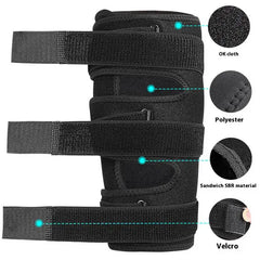 Adjustable Shin Wrap Unisex Calf Protector Brace Wrap Multi-Layer Material