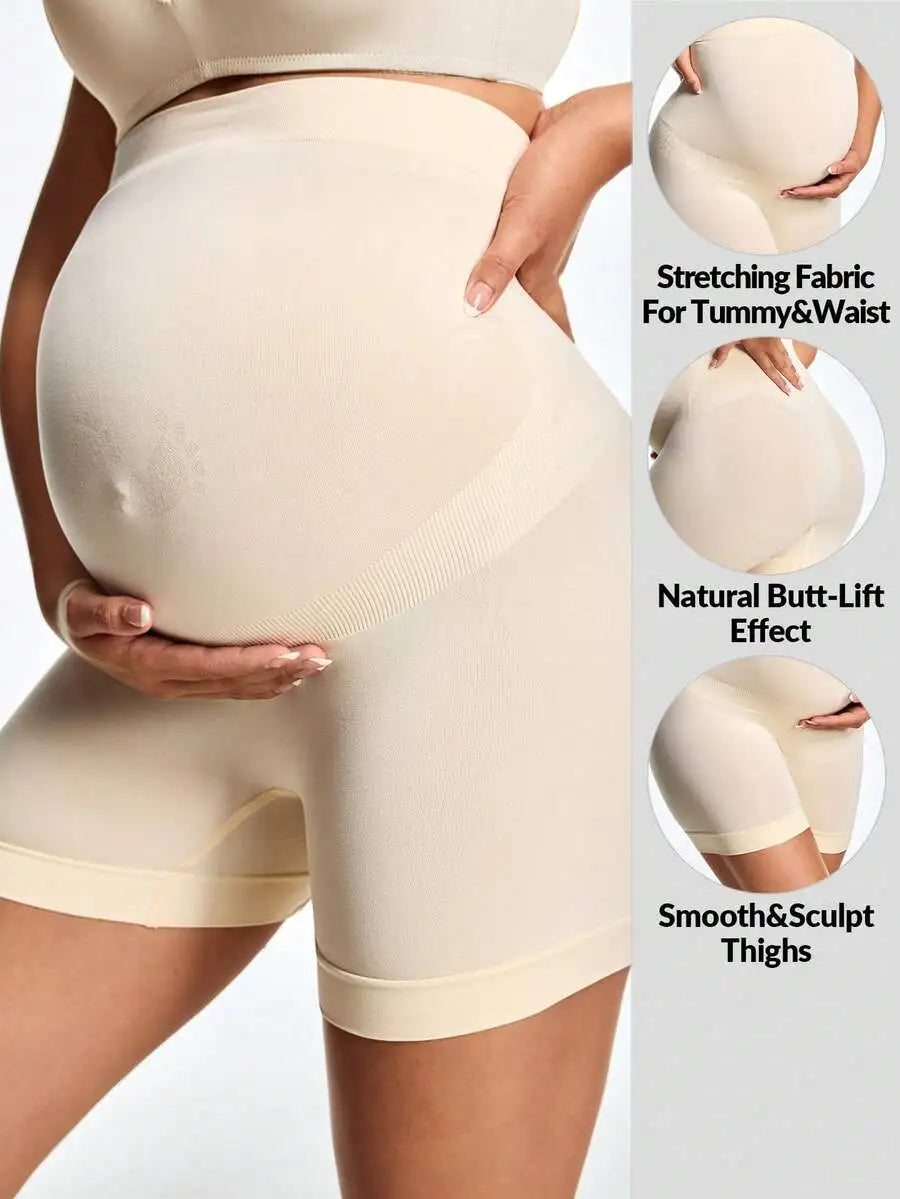 Maternity High Waist Shaping Shorts Casual Body Contouring Underwear