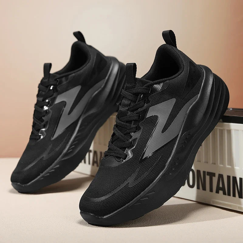 Men's Women Mesh Upper Breathable Running Shoes Soft Shock Absorbing