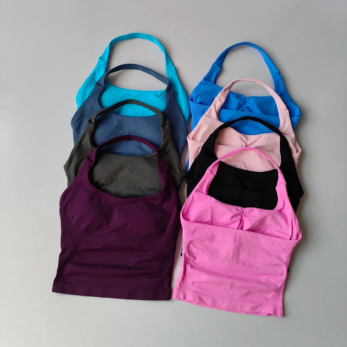 Women's Sexy Backless Fitness Bra Workout Tops Gym Yoga Crop Sport Bra