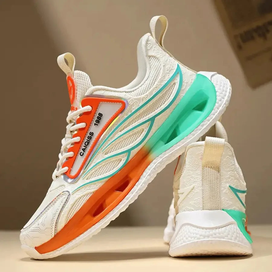 Breathable Mesh Sneakers Lightweight Outdoor Travel Shoes with Round Toe