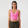 Sports Bra for Women Yoga Top Fixed Chest Pad Gym Vest Shock-proof Workout