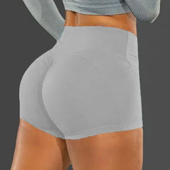 Women's Sportswear Shorts Gym With Pocket High Waist Scrunch Training