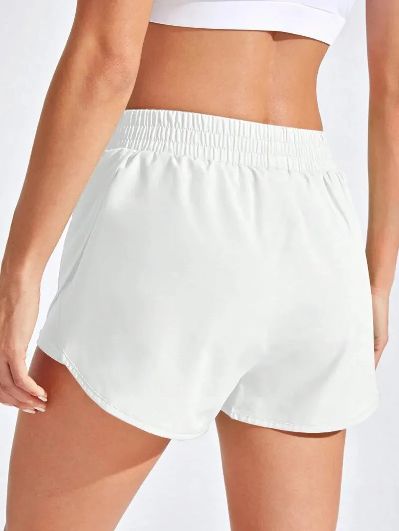 Yoga Shorts Women Fitness Elastic Running Workout Short Leggings For Gym