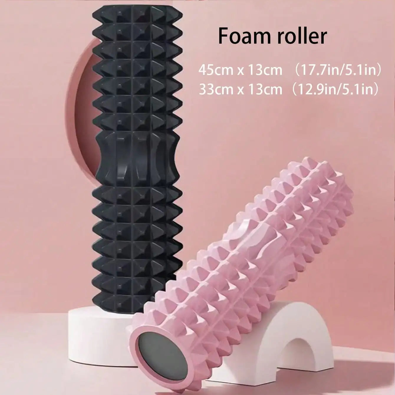 Crescent Solid foam axis 45*13cm yoga post ideal for fitness, yoga, Pilates