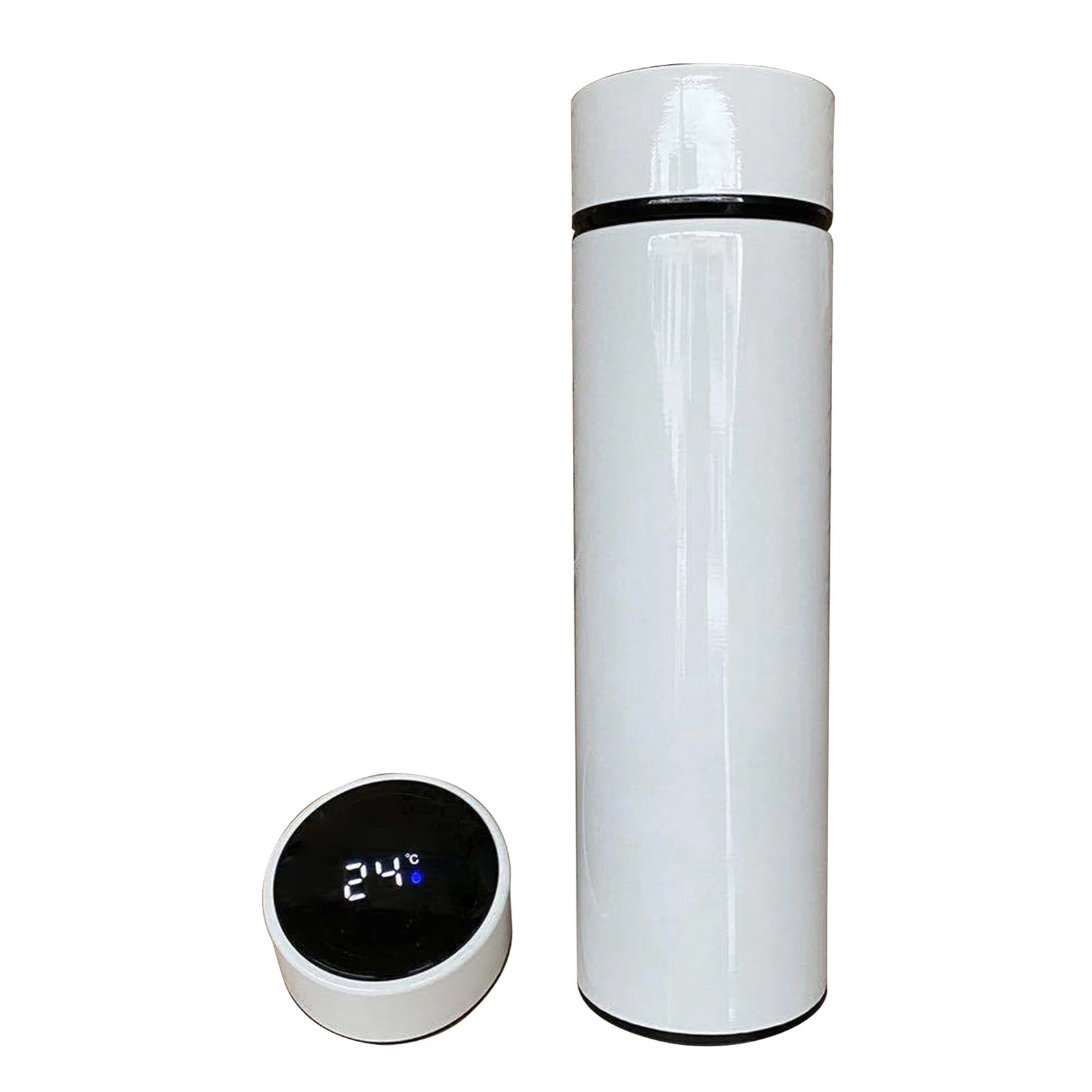500ml Smart Vacuum Insulated Stainless Steel Water Bottle LED Temperature
