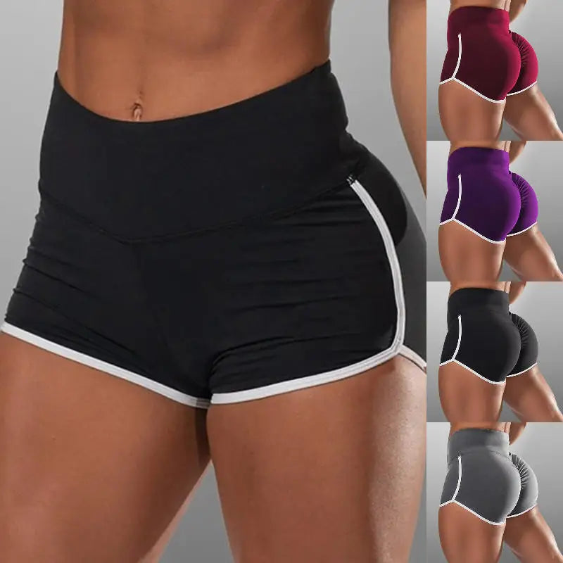 Sports Shorts Women High Waist Gym Shorts Female Cycling Shorts Ladies