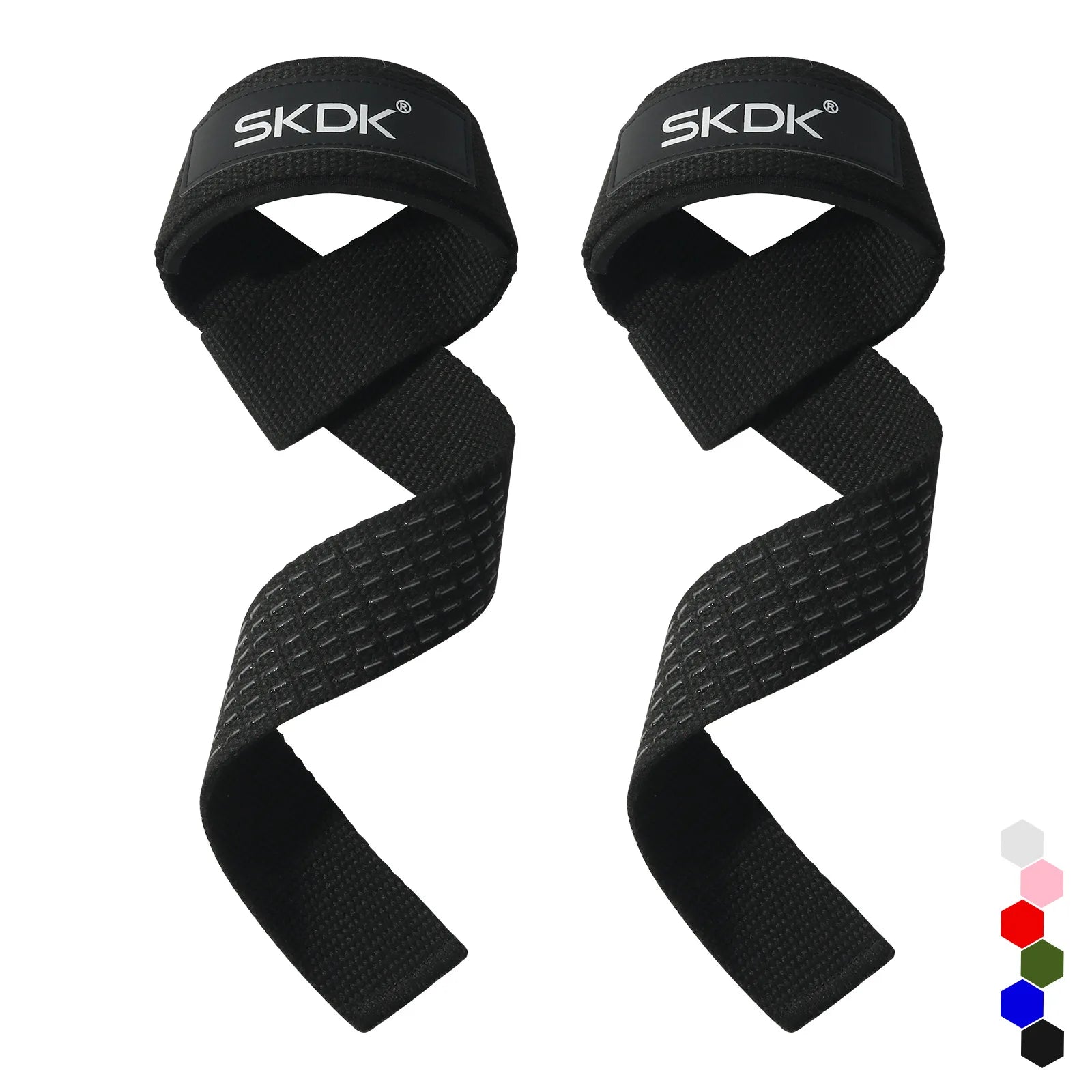 Weightlifting Wrist Straps Strength Training Adjustable Non-slip Gym Fitness