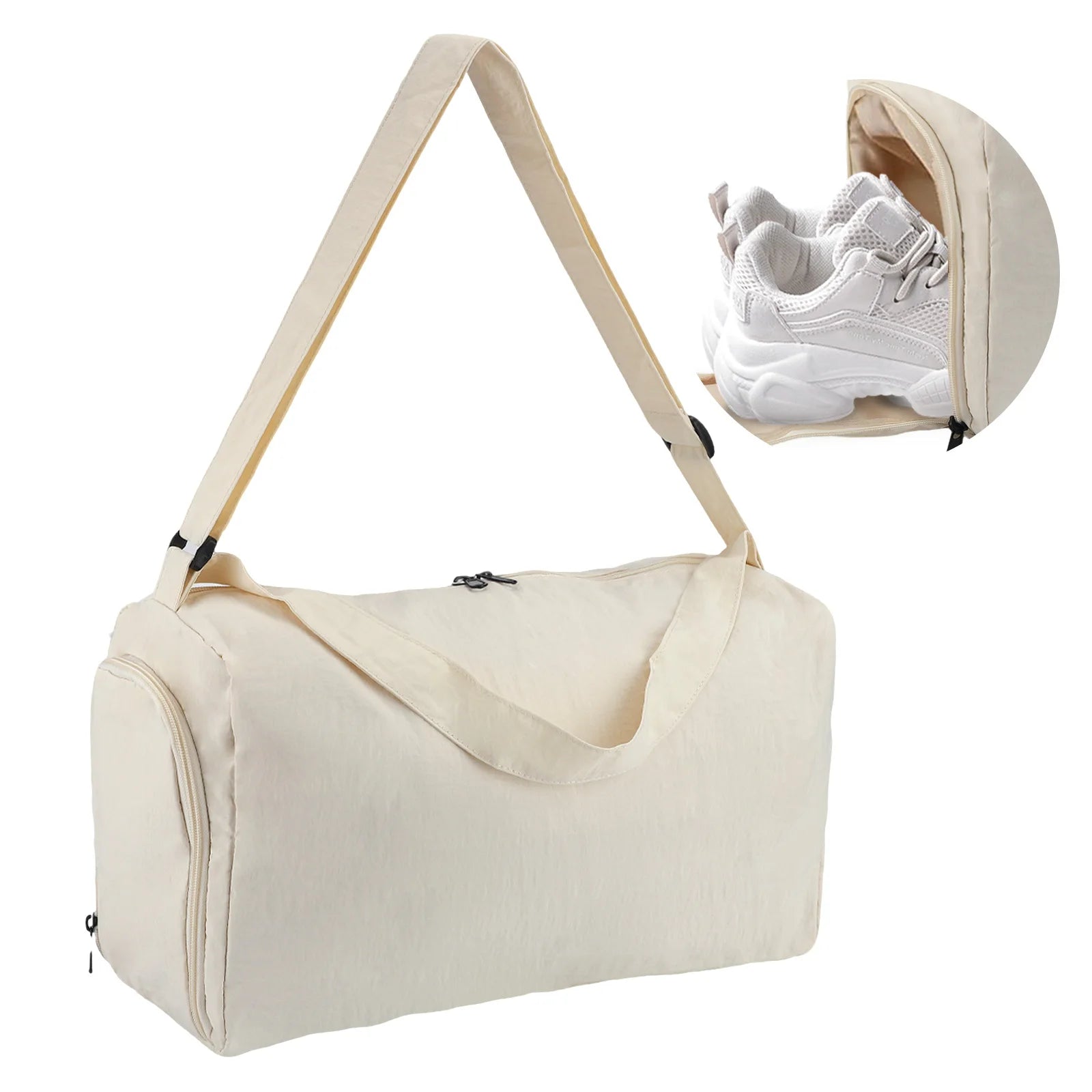 Gym Bags for Men Women Sports Duffle Bags with Shoes Compartment Water