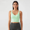 Sports Bra for Women Yoga Top Fixed Chest Pad Gym Vest Shock-proof Workout