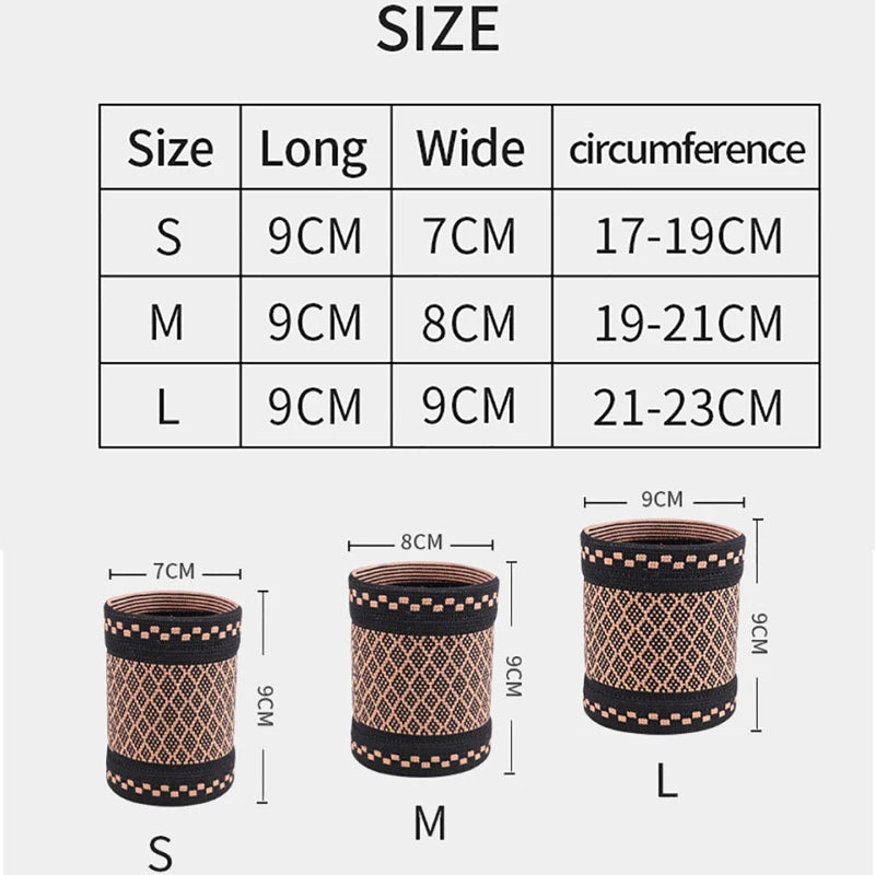 Copper Wrist Guard Professional Sports Fitness Wrist Brace Support Wrist