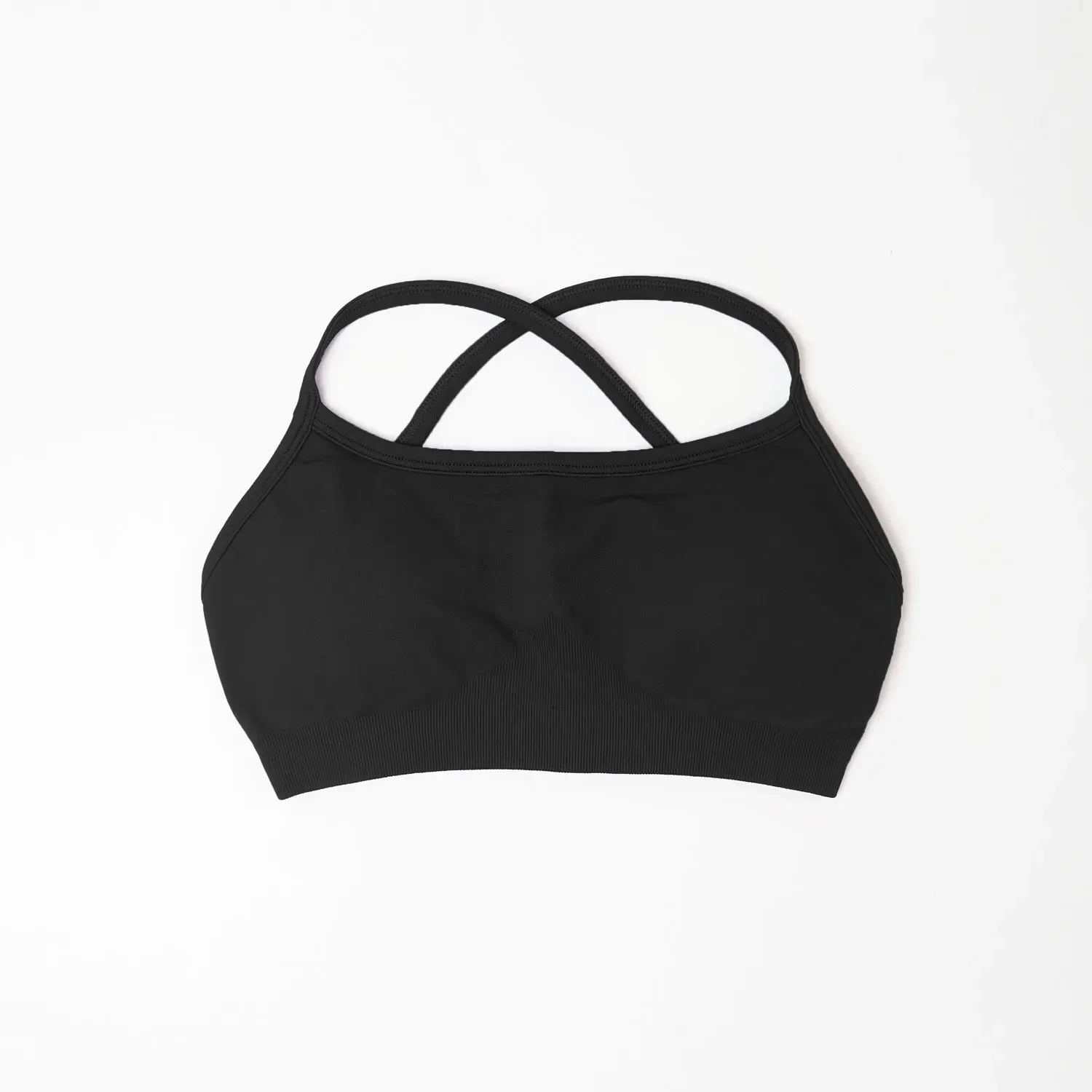 Bra Seamless Yoga Top Women Fitness Article Gym Active Wear Back Cross