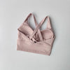 Women's Shock-Absorbing Yoga Sports Bra Summer Fitness Gathered Breasts
