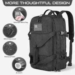 Gym Bags for Men Women Tactical Duffle Bag Backpack with Shoe Compartment
