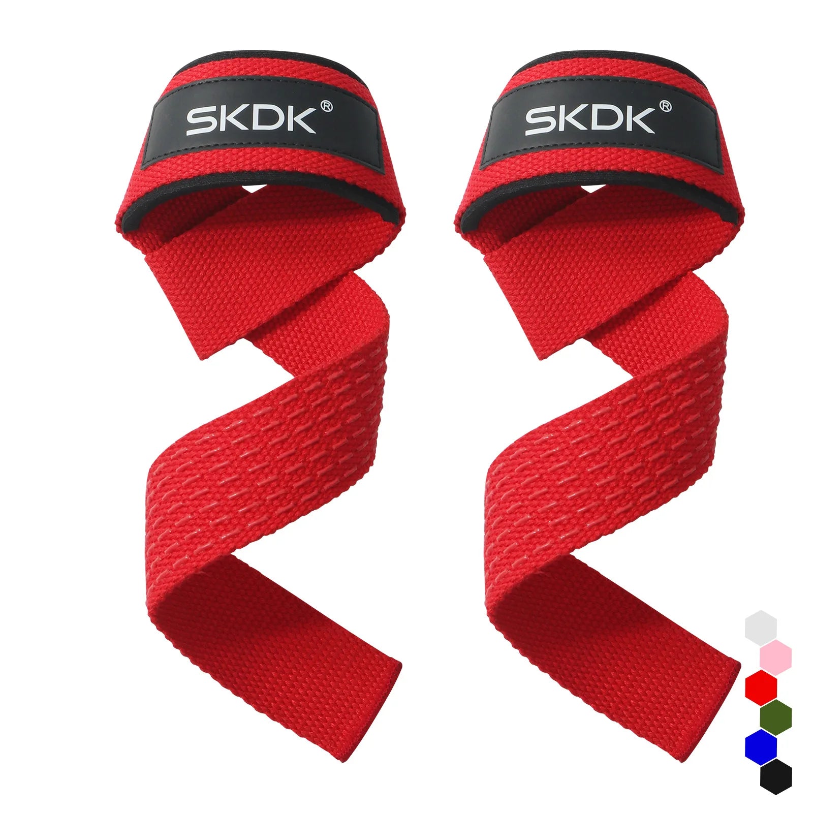 Weightlifting Wrist Straps Strength Training Adjustable Non-slip Gym Fitness