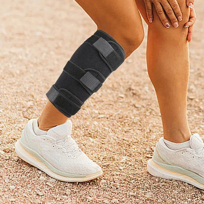 Adjustable Shin Wrap Unisex Calf Protector Brace Wrap Multi-Layer Material