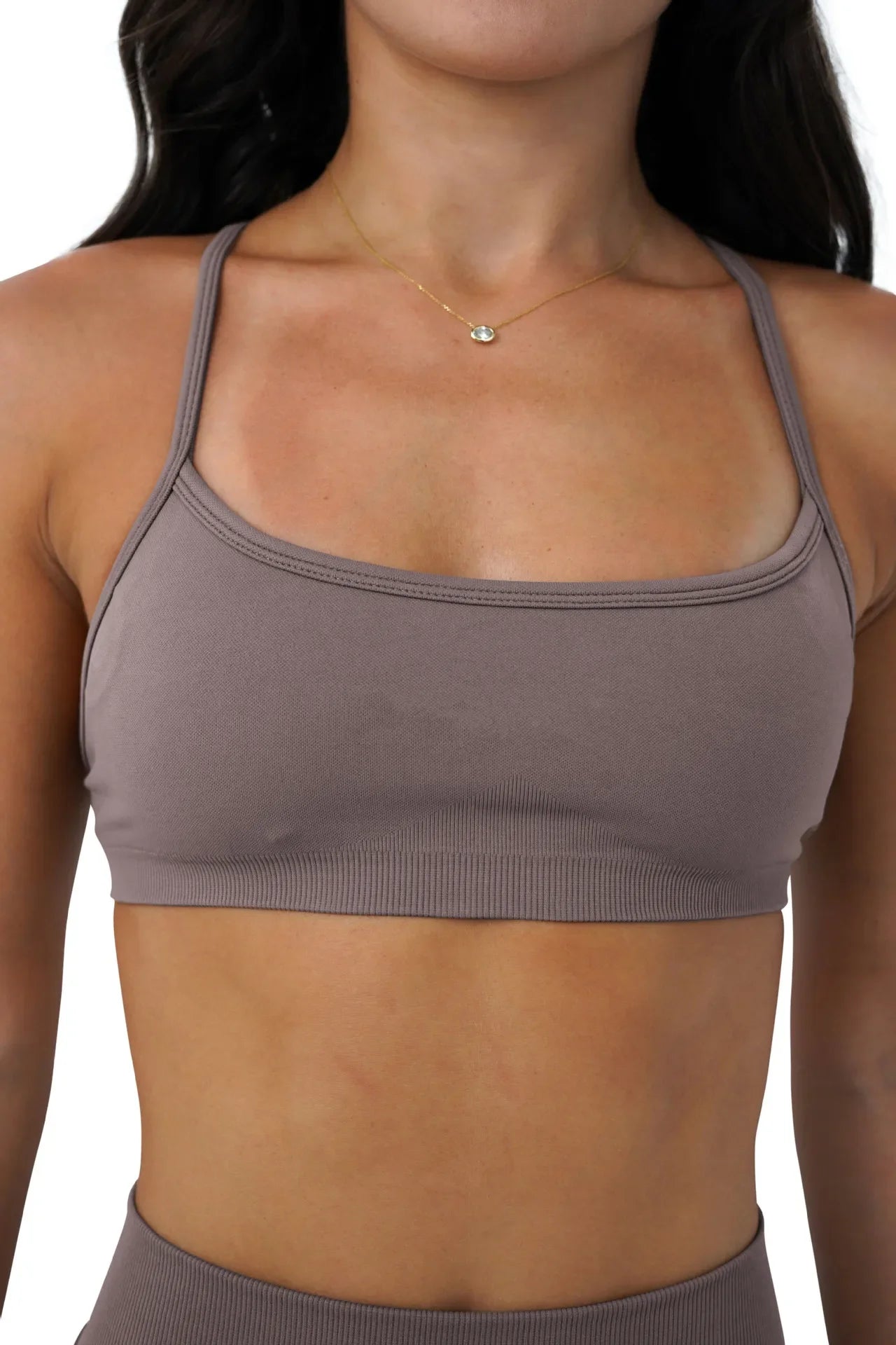 Bra Seamless Yoga Top Women Fitness Article Gym Active Wear Back Cross