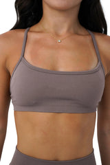 Bra Seamless Yoga Top Women Fitness Article Gym Active Wear Back Cross