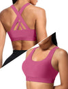 Sports Bra for Women, Criss Back Medium Support Workout Bras with Yoga Gym