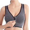 Front Zipper High Stretch Breathable Sports Bra Top Fitness Women Crop Bra