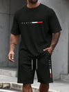 Men's Tracksuit 2 Piece O-neck Short Sleeve Shirt Shorts Set Men's Clothing