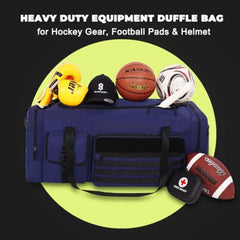 Heavy Duty Sports Gym and Travel Duffel Bag - Oversized Equipment Gear Bag