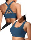 Sports Bra for Women, Criss Back Medium Support Workout Bras with Yoga Gym