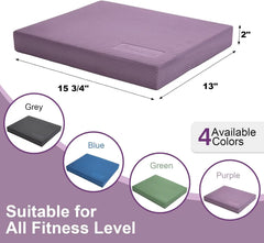 High-Density TPE Foam Balance Pad for Exercise, Physical Therapy, Yoga