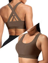 Sports Bra for Women, Criss Back Medium Support Workout Bras with Yoga Gym