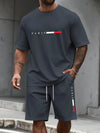 Men's Tracksuit 2 Piece O-neck Short Sleeve Shirt Shorts Set Men's Clothing