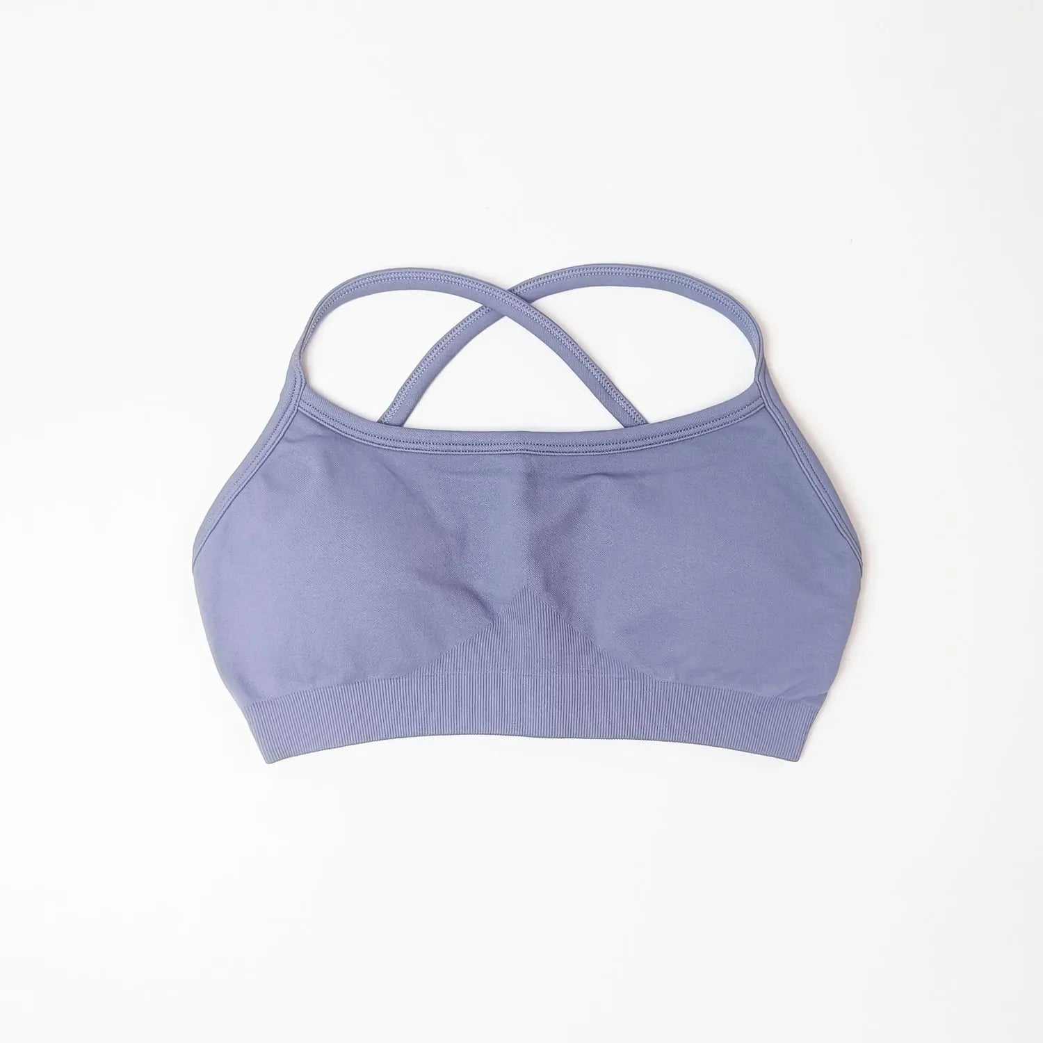 Bra Seamless Yoga Top Women Fitness Article Gym Active Wear Back Cross
