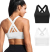 Sports Bra for Women, Criss Back Medium Support Workout Bras with Yoga Gym