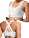 Sports Bra for Women, Criss Back Medium Support Workout Bras with Yoga Gym