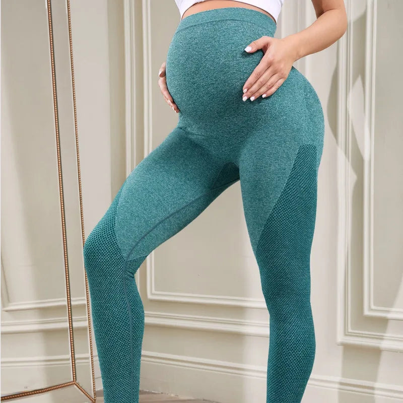 Women's Maternity Leggings Over The Belly Full Length Pregnancy Yoga Pants