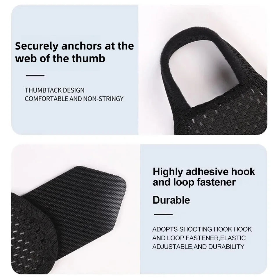 Breathable Wrist Support Brace for Gym/Work - Adjustable Compression