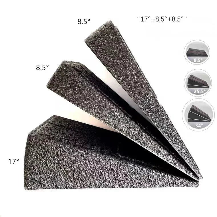 3pcs Yoga Wedge Stretch Slant Boards Adjustable Bricks Squat Wedge Blocks