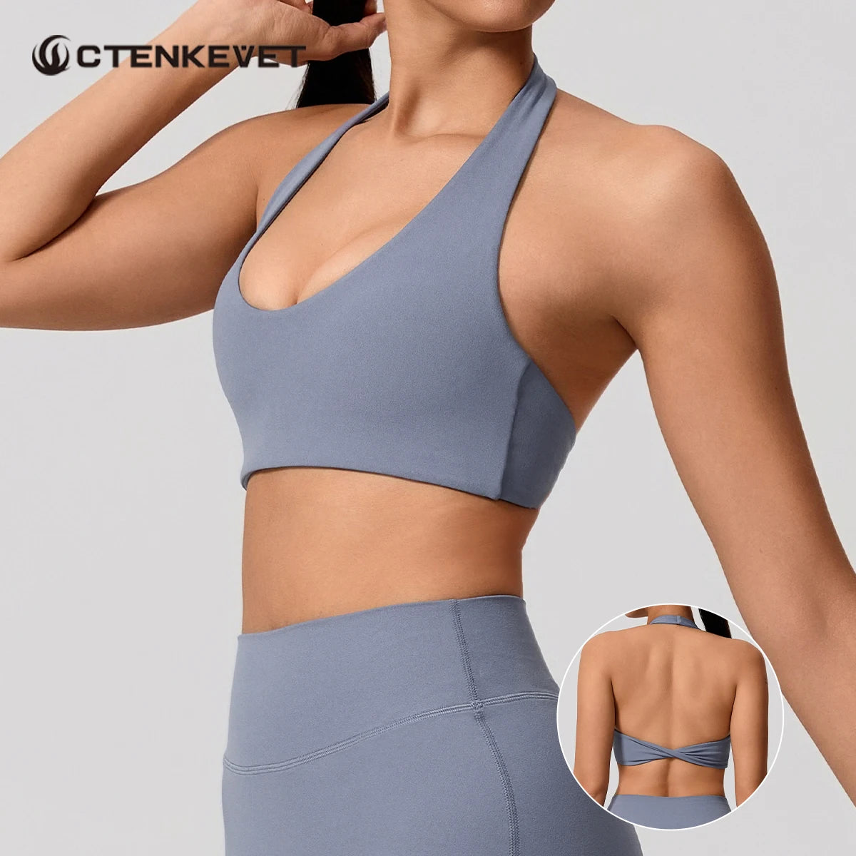 Hearuisavy Summer Sports Bra Women's Gym Underwear Push Up Pilates Yoga Bra