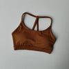 Women's Sexy Back Sports Bra Top Push-Up Yoga Underwear Fitness Crop Top Gym