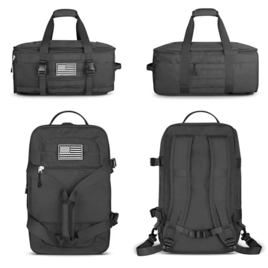 Gym Bags for Men Women Tactical Duffle Bag Backpack with Shoe Compartment