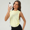 Gym Tank Top Woman Yoga Vest Mesh Sports Blouses Women Sportswear