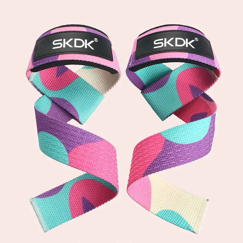 Weightlifting Wrist Straps Strength Training Adjustable Non-slip Gym Fitness