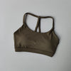 Women's Sexy Back Sports Bra Top Push-Up Yoga Underwear Fitness Crop Top Gym