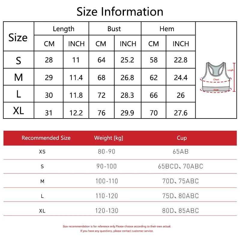Hearuisavy Summer High Quality Sports Bra Push Up High Impact Gym Top