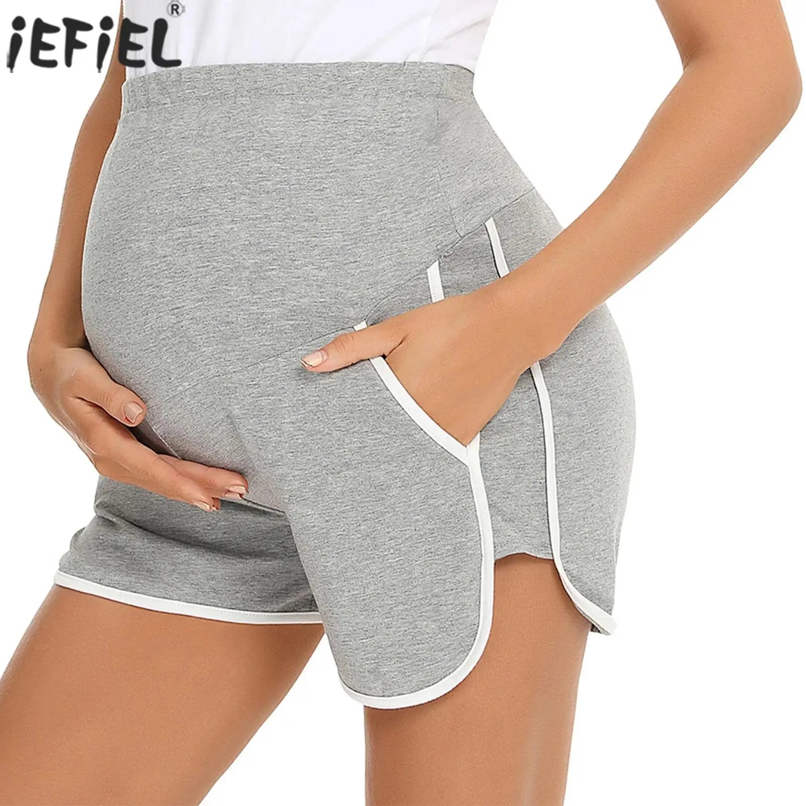 Maternity Shorts Pregnant Women Homewear Loungewear Yoga Shorts