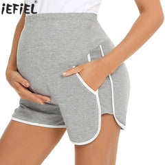 Maternity Shorts Pregnant Women Homewear Loungewear Yoga Shorts