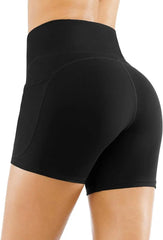High Waist Yoga Shorts for Women's Tummy Control FitnAthletic Workout